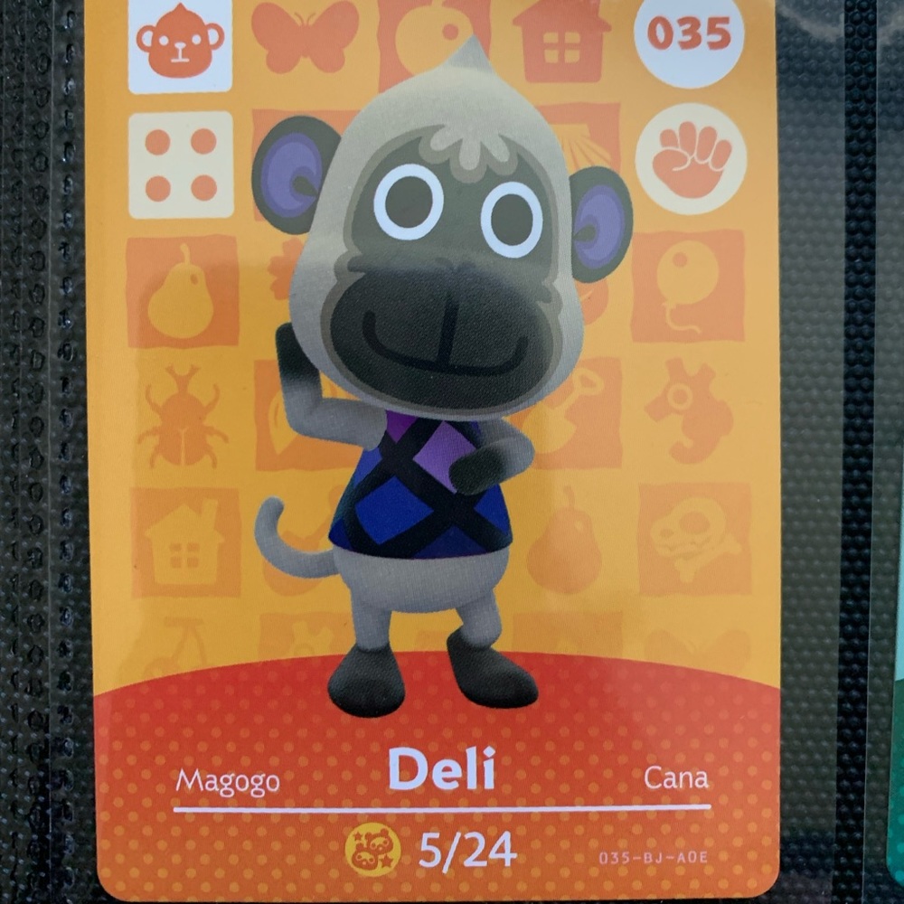 Deli 035 - Nintendo Animal Crossing amiibo card